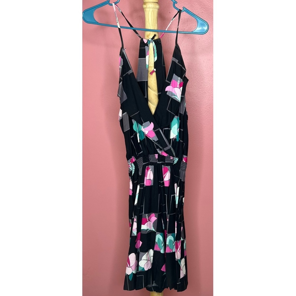 Vintage Hawaiian Royal Palms romper size M